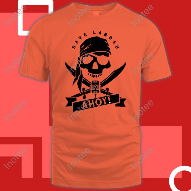 Dave Landau Ahoy Skull Tee Shirt Dave Landau Merch Ahoy Skull Tee Shirt