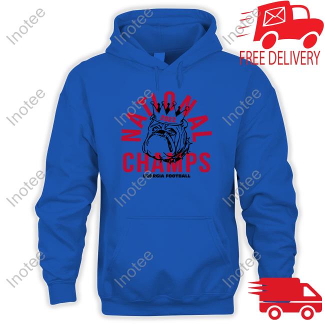 Georgia 2022 National Champs Crown Sweatshirt Georgia 2022 National Champs Crown Sweatshirt