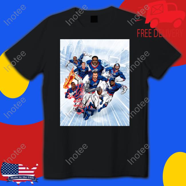 Buffalo Bills Limited Edition Bills Super Hero Poster Shirt