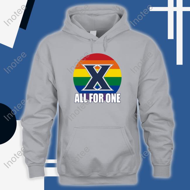 All For One T Shirts Xavier Women's Basketball All For One Hooded Sweatshirt