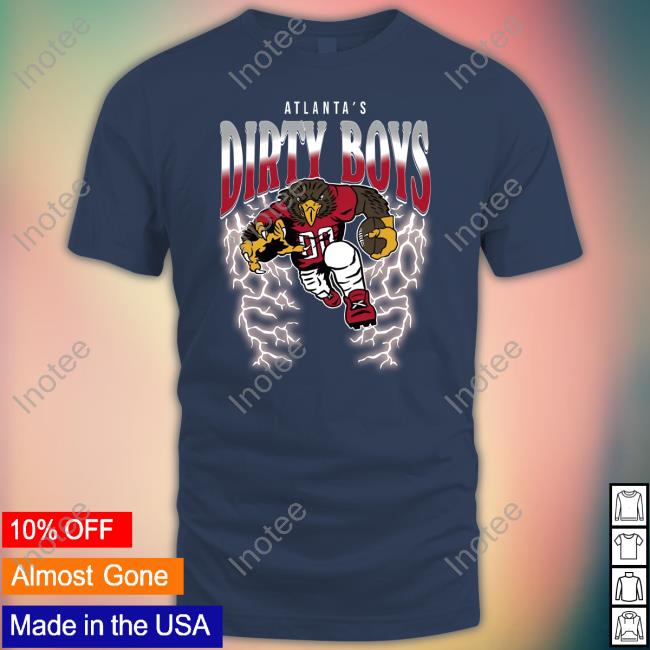 Atlanta's Dirty Boys Lightning Tee Barstool Sports Store