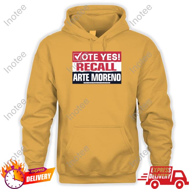 Halos In The Infield Vote Yes Recall Arte Moreno Hoodie