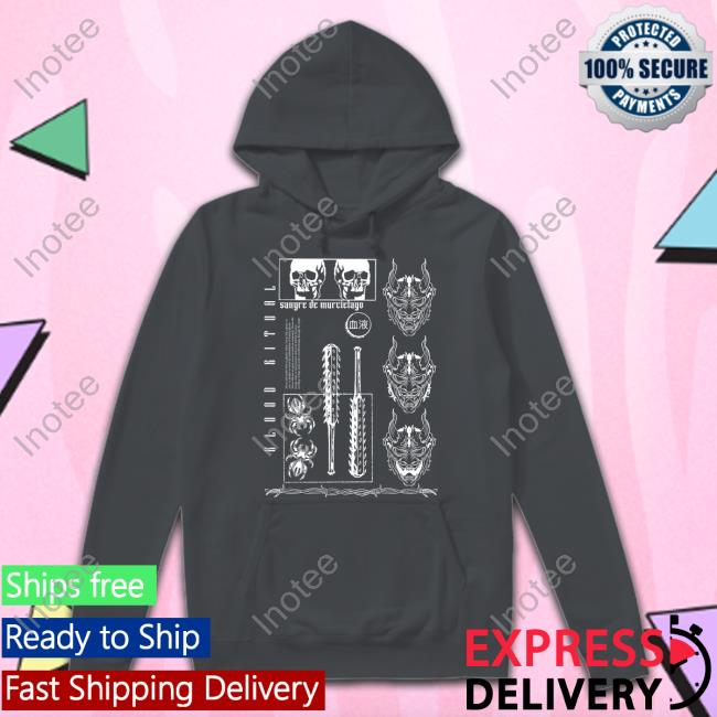 Trappy-Chan Wearing Blood Ritual T Shirt Sdm Sangre De Murcielago Merch Blood Ritual Hoodie