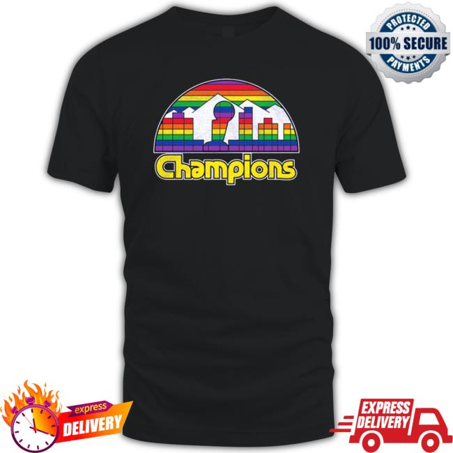 Official Denver Nuggets Mountain 2023 Champions Crewneck Sweatshirt