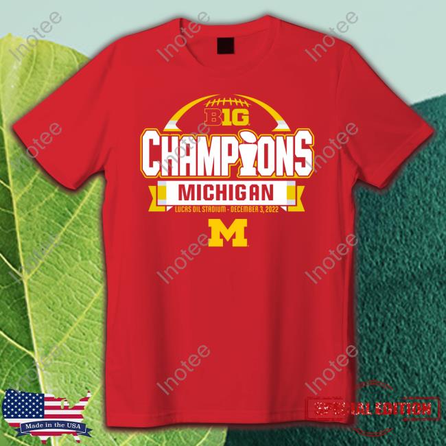 Michigan Big Ten Championship T Shirt