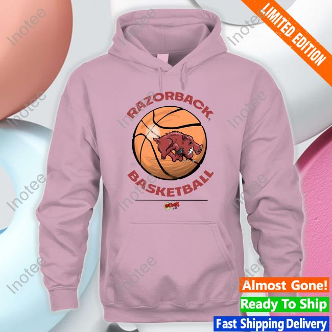 Razorback Basketball Long Sleeve Tee Eric Musselman Wearing Razorback Basketball Tees