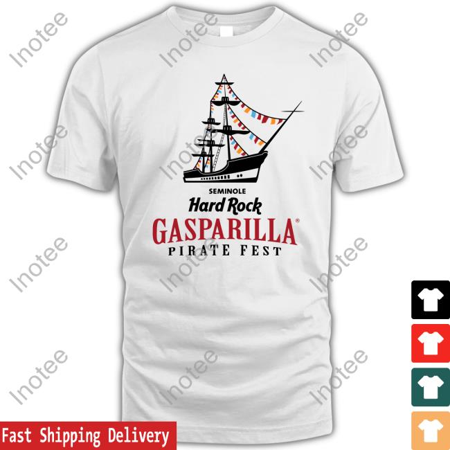 Gasparilla Tampa Seminole Hard Rock Gasparilla Pirate Fest Shirts