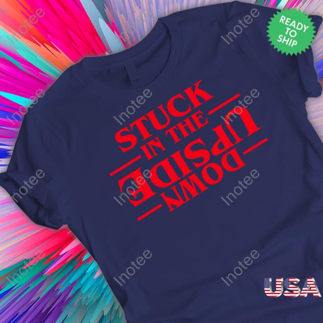 Velvet Sky Wearing Stuck In The Upside Down T Shirt Stranger Things