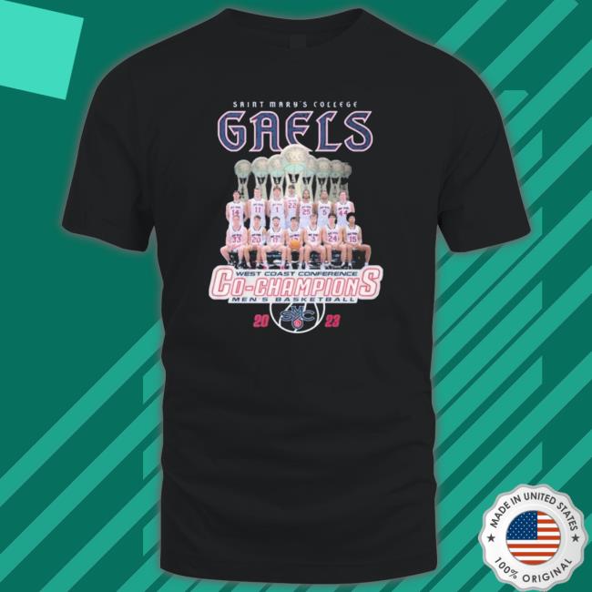 Official Saint Mary’S College Gaels West Coast Conference Champions Men’S Basketball 2023 shirt