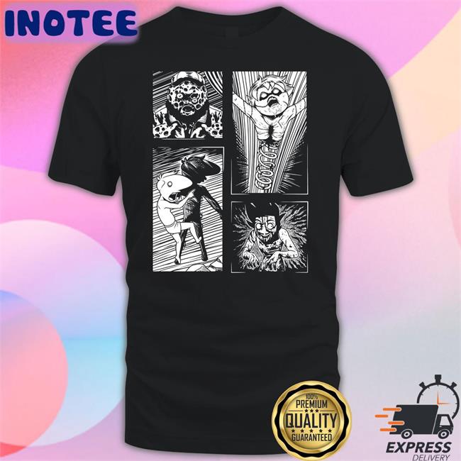 Tie-Dye Spooky Manga Boys 2 T Shirt