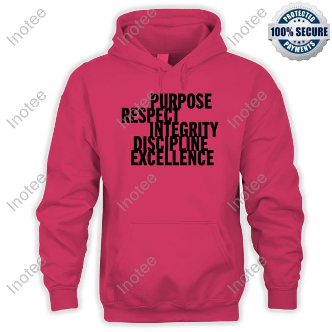 Jason Mccourty Purpose Respect Integrity Discipline Excellence T Shirt
