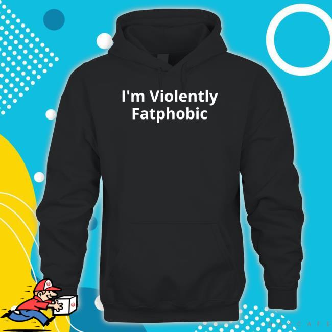 Colin Prior Wearing I’M Violently Fatphobic Shirts