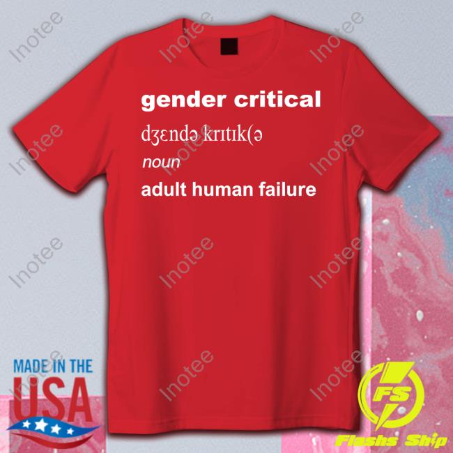 Realfatapollo Definition Gender Critical Noun Adult Human Failure Hooded Sweatshirt Sex Matters