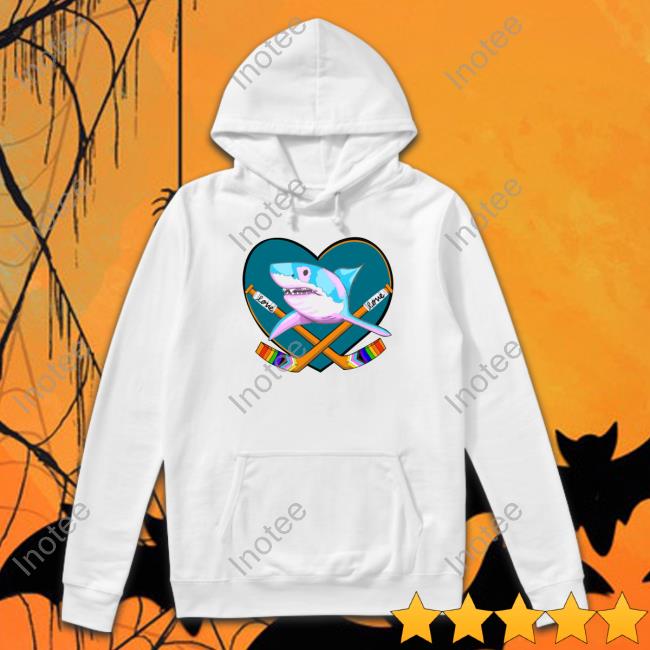Sharksproshop Store San Jose Sharks Pride Night Logo Hoodie San Jose Sharks Pride Night Logo Sweatshirt