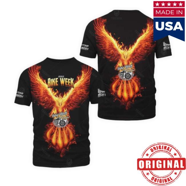 2022 Daytona Bike Week Fire Phoenix All Over Print Shirts