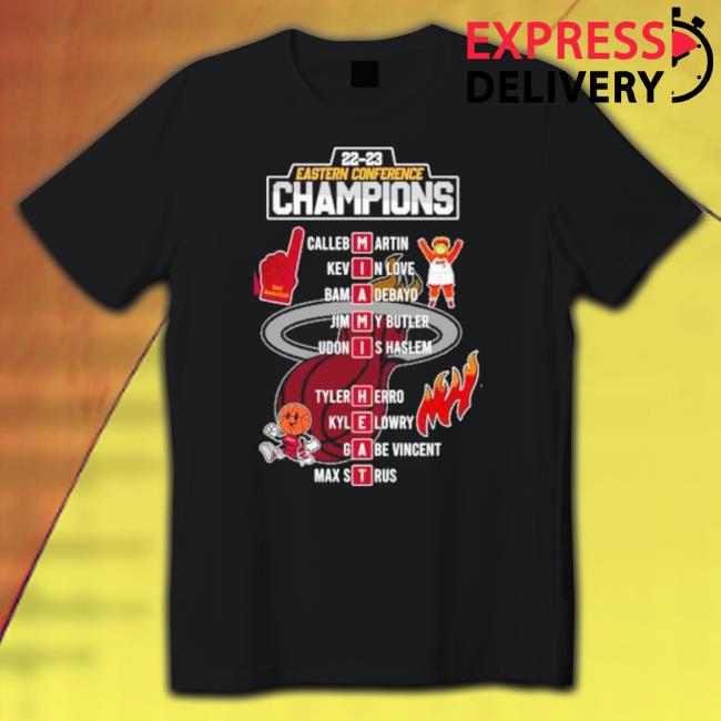 2022-2023 Eastern Conference Champions Miami Heat Shirt