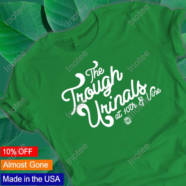 Bbbprinting Store The Trough Urinals At 10Th And Vine Long Sleeve Shirt