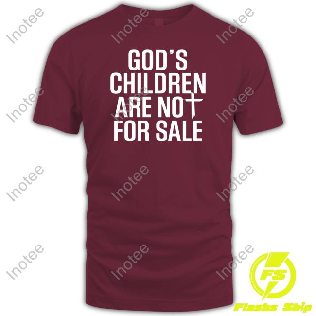 Irishpeachdesigns God's Children Are Not For Sale Long Sleeve T Shirt
