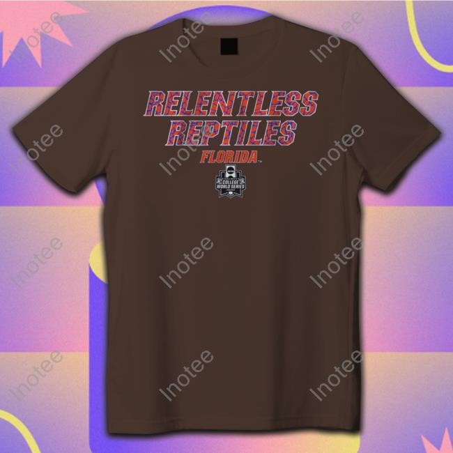 Breakingt Store Relentless Reptiles Florida T Shirt Florida Baseball Relentless Reptiles T-Shirt