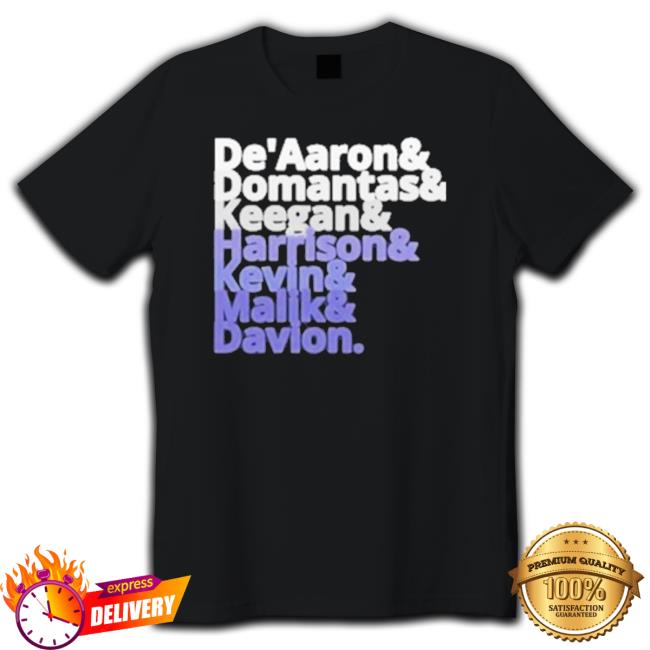 Sacramento Kings De’Aaron & Domantas & Keegan & Harrison & Kevin & Malik & Davion Sweater