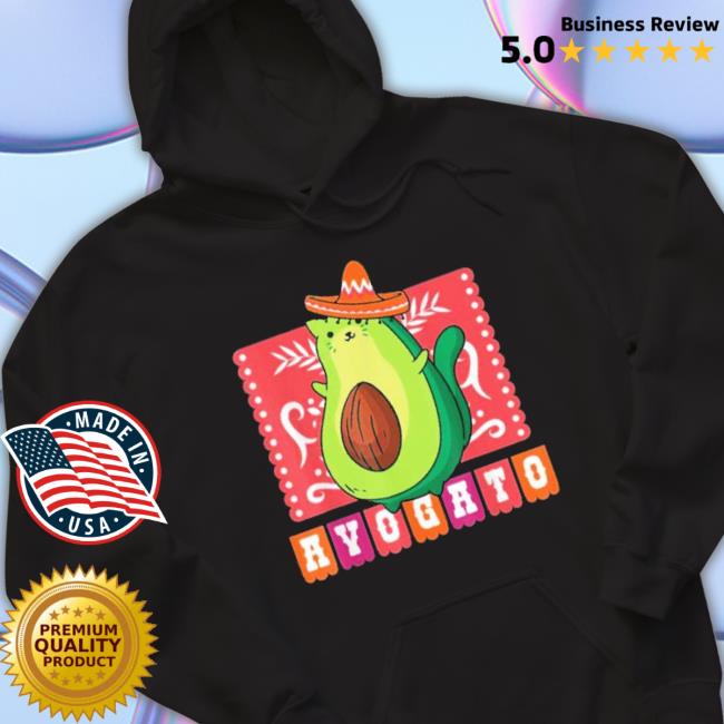 Cinco De Mayo Funny Meow Avogato Cat Avocado Mexico Shirt