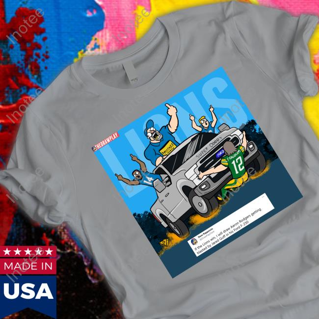 Aaron Rodgers Getting Blasted By Jared Goff Tees