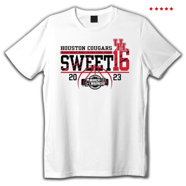 University Of Houston Men’s Basketball 2023 Sweet 16 Shirt