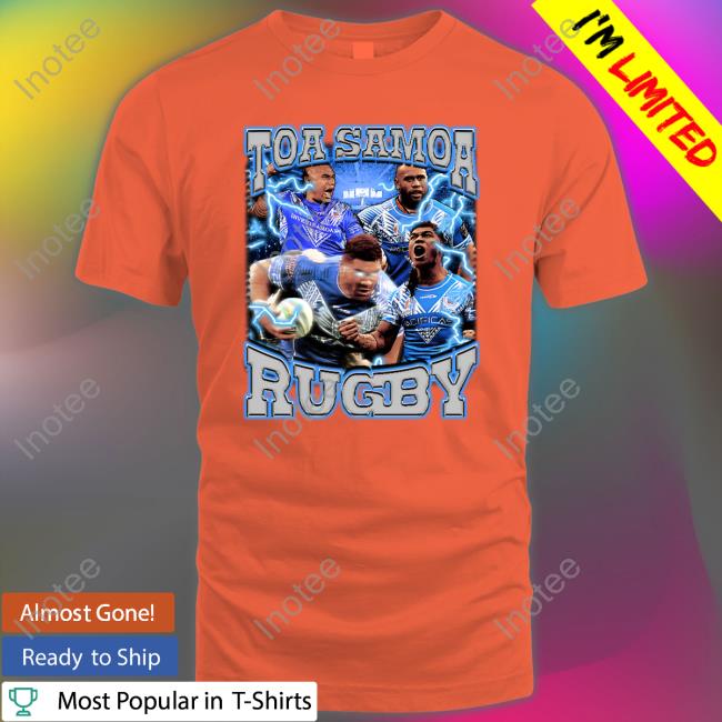 Toa Samoa Rugby Hoodie Sweatshirt Fanessah Merch Fanessah Merch Toa Samoa Rugby T Shirt