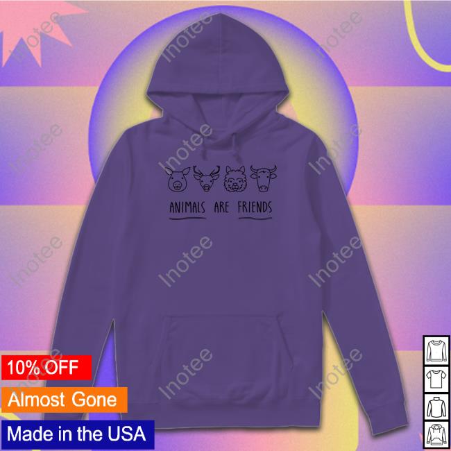 Animals Are Friends Hoodie Amarve1ous Animals Are Friends Crewneck Sweatshirt
