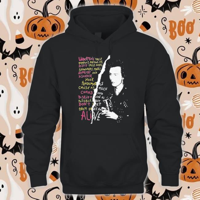 Sid Vicious Anarchy And Disorder Punk Rock Retro Unisex Shirt