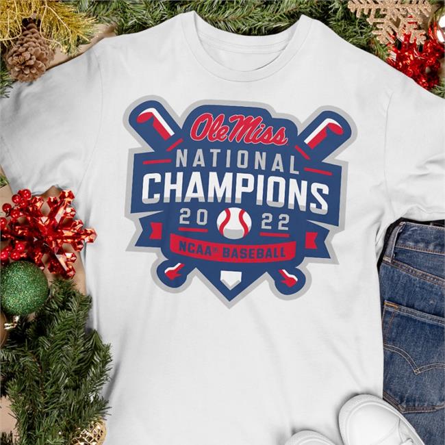 Ole Miss National Champs Baseball T Shirt
