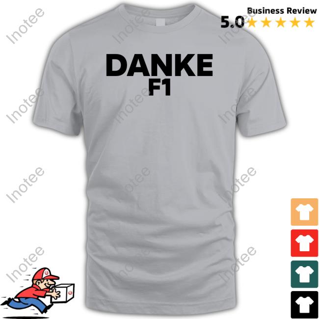 Danke F1 Long Sleeve T Shirt Sebastian Vettel Wearing Danke F1 Tee