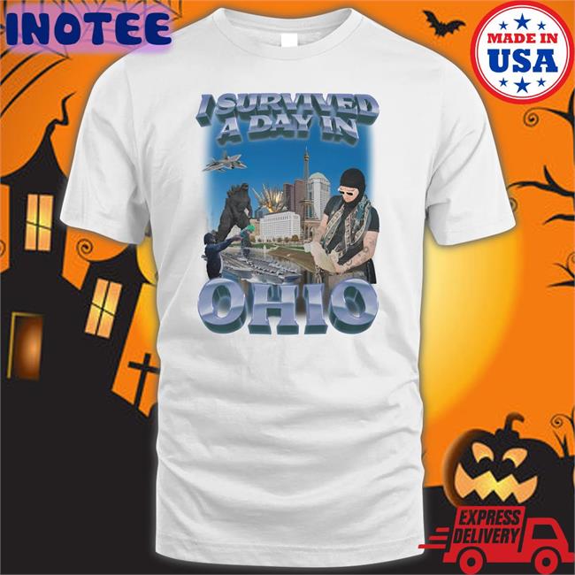 Swagstimulus I Survived A Day In Ohio Shirt