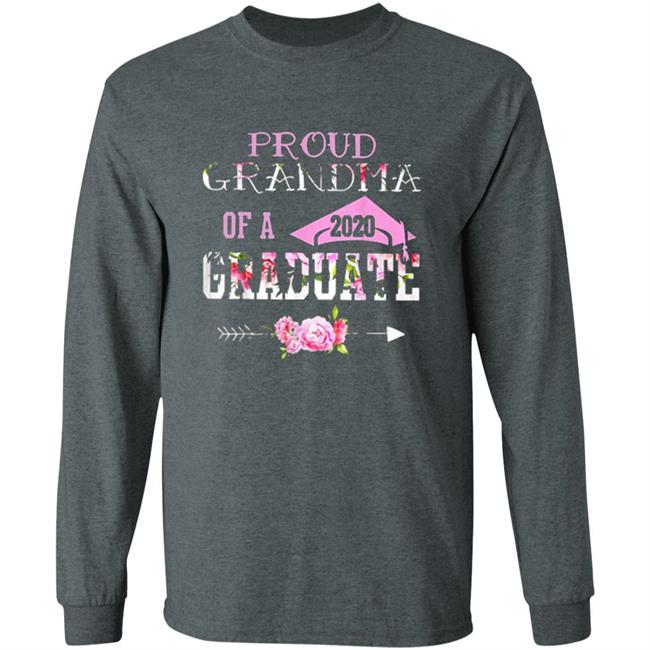 Proud Grandma Of A 2020 Graduation Class T Shirt Proud Grandma Of A 2020 Graduation Class T Shirt