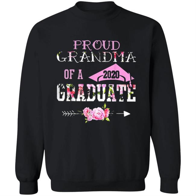 Proud Grandma Of A 2020 Graduation Class T Shirt Proud Grandma Of A 2020 Graduation Class T Shirt