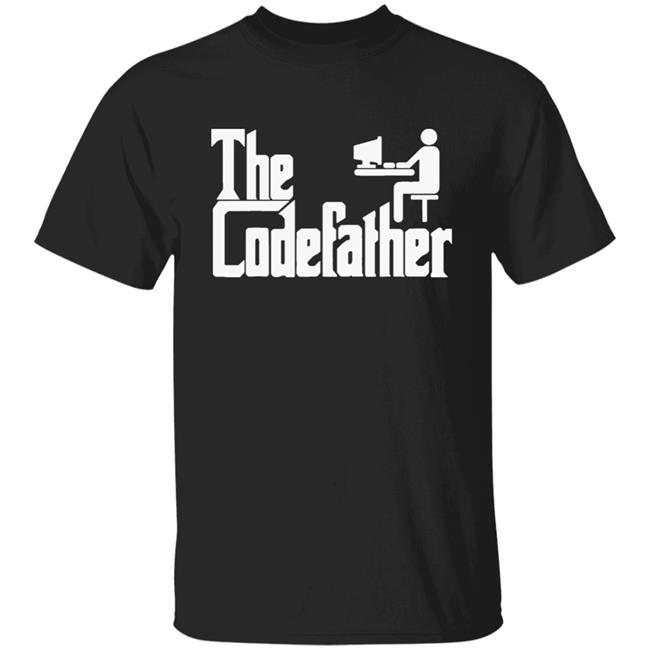 The Codefather Mens black Shirt