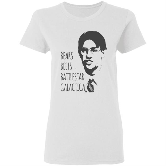 Bears Beets Battlestar Galactica T-Shirt Jim Halpert Office Shirt Dwight Schrute Bears Beets Battlestar Galactica T-Shirt Jim Halpert Office Shirt Dwight Schrute