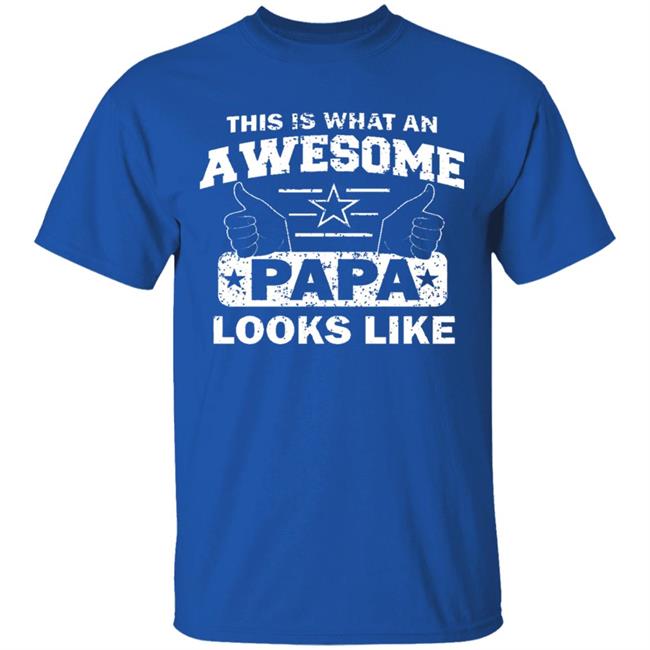 This Is What An Awesome Papa Looks Like Hoodie T Shirt This Is What An Awesome Papa Looks Like Hoodie T Shirt