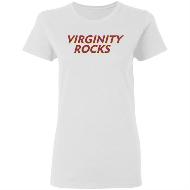 Virginity Rocks White Hoodie Virginity Rocks White Hoodie