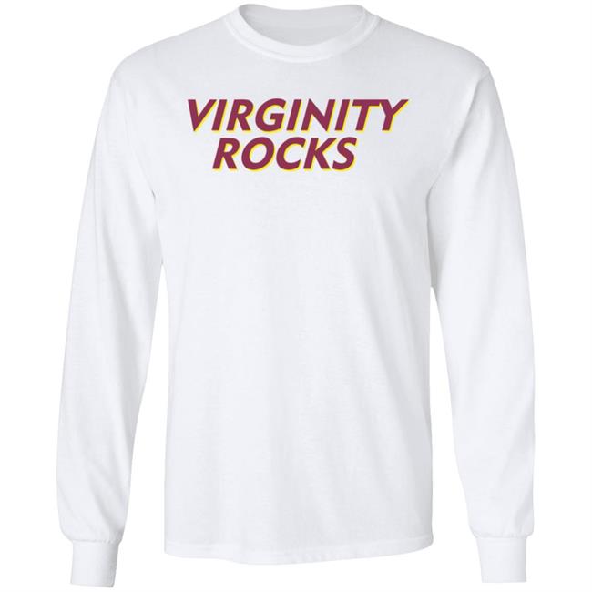 Virginity Rocks White Hoodie Virginity Rocks White Hoodie