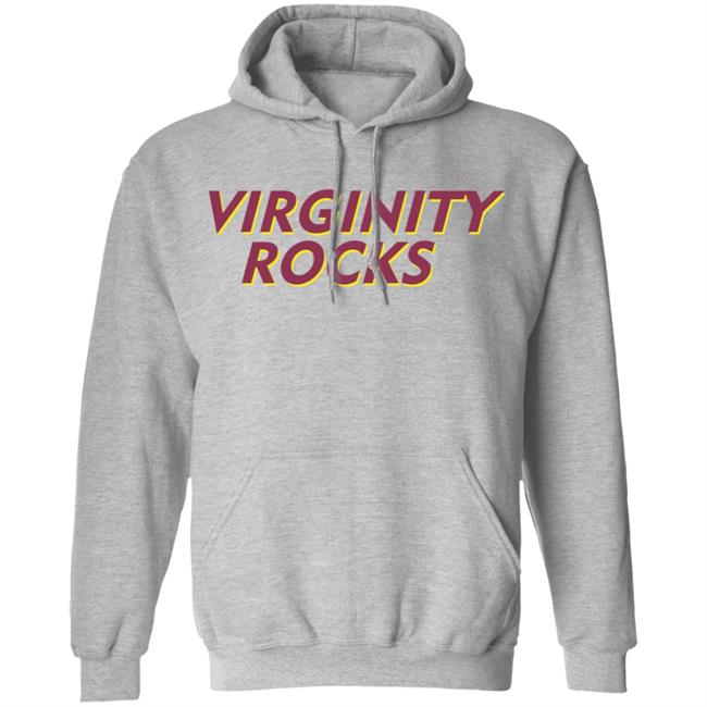 Virginity Rocks White Hoodie Virginity Rocks White Hoodie