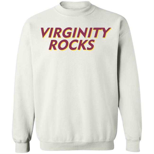 Virginity Rocks White Hoodie Virginity Rocks White Hoodie