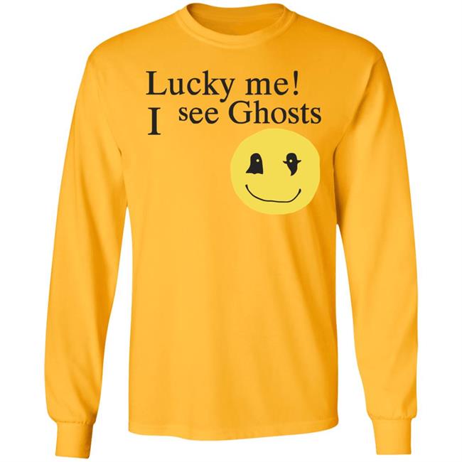 Lucky me ! I see Ghosts T Shirt Gifts for Ghost Lovers Crewneck Sweatshirt Lucky me ! I see Ghosts T Shirt Gifts for Ghost Lovers Crewneck Sweatshirt