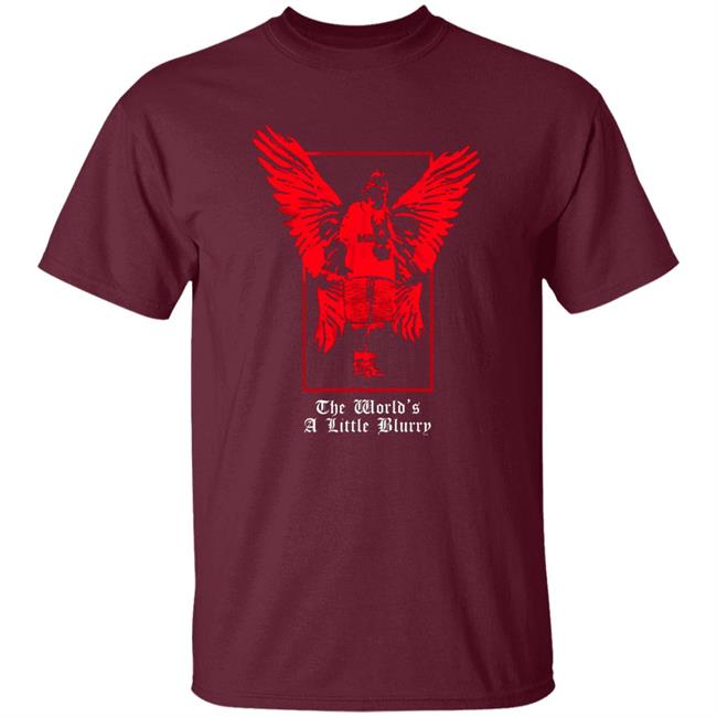 The World’S A Little Blurry Hoodie Billie Eilish Billie's Angel shirt Hooded Sweatshirt