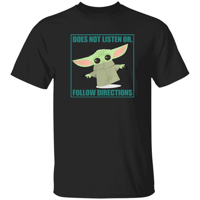 Clint Bowyer Boys Star Wars Child Don't Listen Does Not Listen Or Follow Directions Shirt Danielle Diva Q
