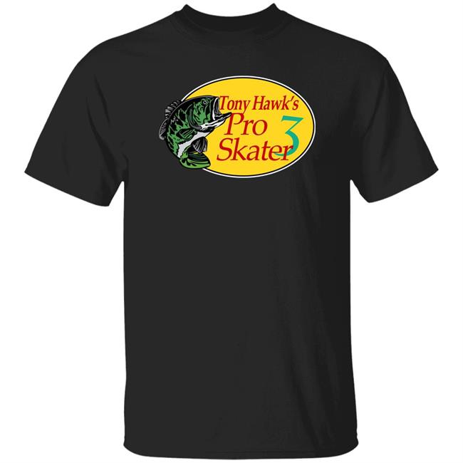 Tony Hawk's Pro Skater 3 Shirt Shirts That Go Hard Tony Hawk's Skateboard Fishing Shirt Sleepboyunderground Merch