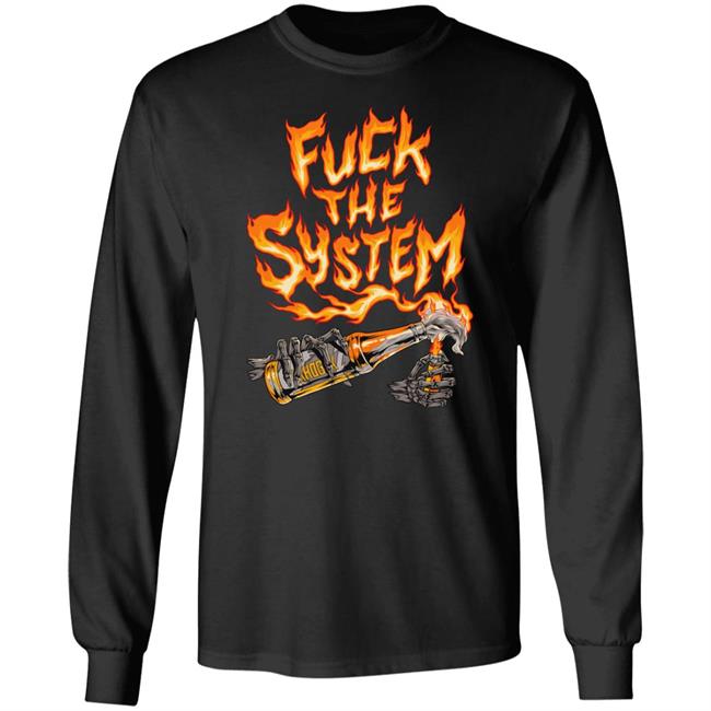 Tom Macdonald Fuck The System Long Sleeve T Shirt Hangovergang Store