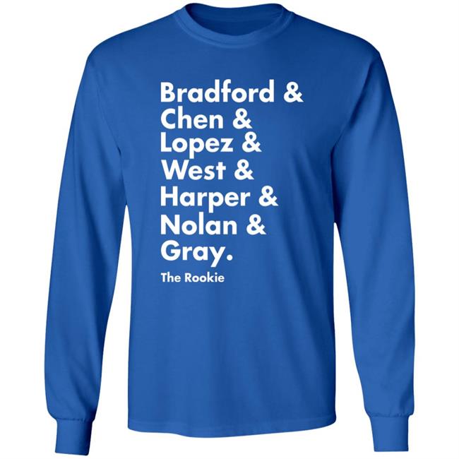 Bradford Chen Lopez West Harper Nolan Gray Shirt Shop Talk Podcast The Rookie Squad Goals T Shirt Hoodie Sweatshirt Bradford Chen Lopez West Harper Nolan Gray Shirt Shop Talk Podcast The Rookie Squad Goals T Shirt Hoodie Sweatshirt