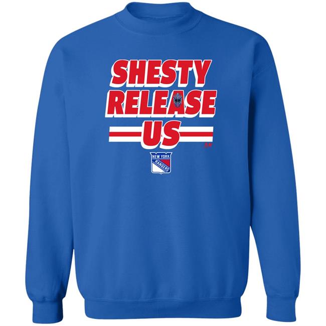 New York Rangers Shesty Release Us Shirt Igor Shesterkin Msg Official Store Igor Shesterkin Msg Official Store New York Rangers Shesty Release Us Shirt