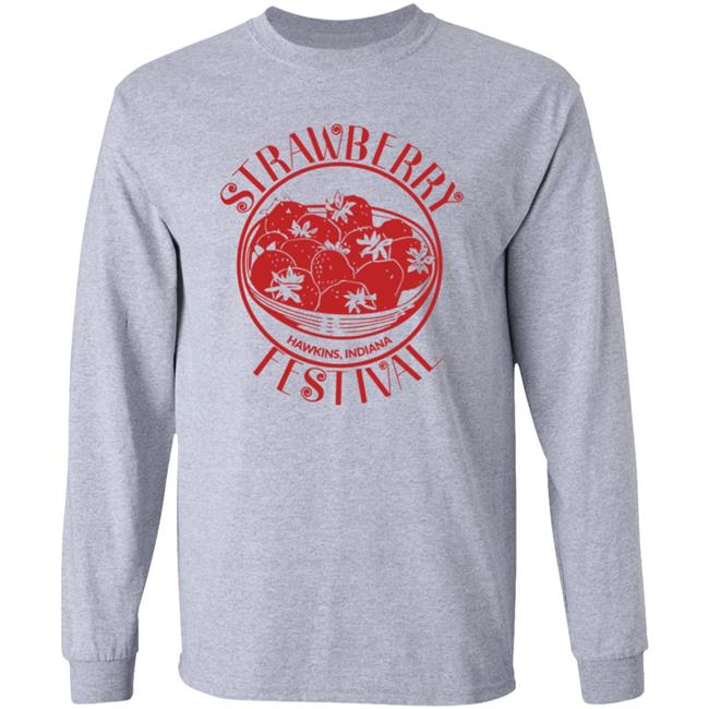 Stranger Things Season 4 Millie Bobby Brown Strawberry Festival Ringer Shirt Stranger Things 4 Merch